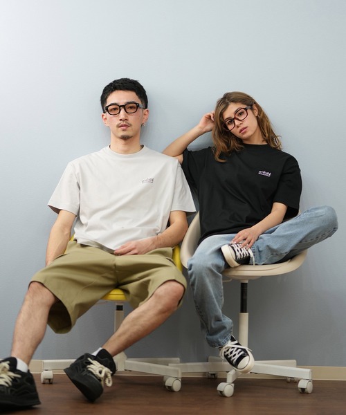 Manhattan Portage(マンハッタンポーテージ)の「【ユニセックス】Manhattan Portage/マンハッタンポーテージ オーバーサイズTシャツ LOGO MP-M579(Tシャツ/カットソー・レディース・ブラック×ホワイト/ホワイト×ブラック/ホワイト×ブルー/ライトグレー・M/L/XL)」の5枚目の写真