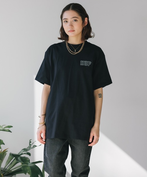 【国内正規品】ハフ HUF 総柄 ブラック ブルー 半袖シャツ #731 23752440-1.jpg