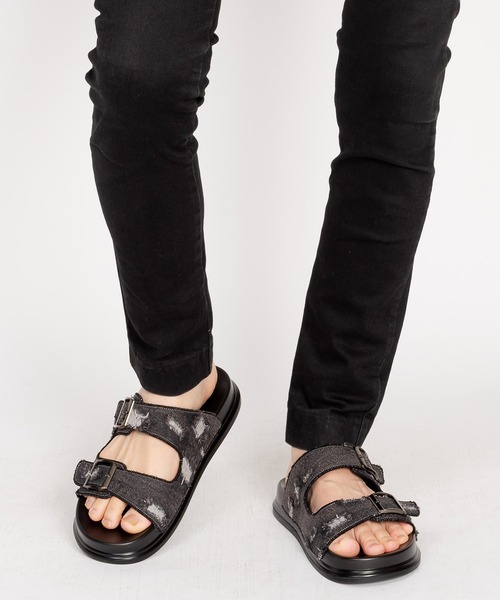 SVEC（シュベック）の「ダブルベルト コンフォートサンダル（サンダル・メンズ・ブラック/ブラック系その他3/ブラック系その他・41/42/43/44/40/39/38）」の16枚目の写真