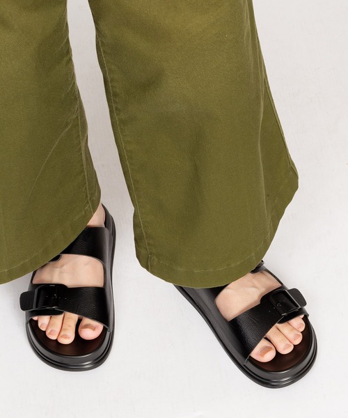 SVEC（シュベック）の「ダブルベルト コンフォートサンダル（サンダル・メンズ・ブラック/ブラック系その他3/ブラック系その他・41/42/43/44/40/39/38）」の10枚目の写真