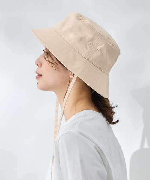 Honeys(ハニーズ)の「取り外せる紐付きバケットハット(ハット・レディース・ライトベージュ/アイボリー/ブルー/ブラック・FREE)」の19枚目の写真