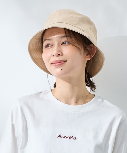 Honeys(ハニーズ)の「取り外せる紐付きバケットハット(ハット・レディース・ライトベージュ/アイボリー/ブルー/ブラック・FREE)」の20枚目の写真