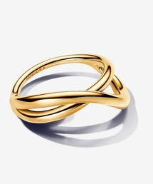 PANDORA | オーガニカリー シェイプド インフィニティ ゴールド リング(リング)