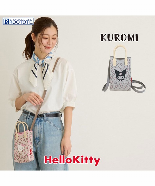 sanrio(サンリオ)の「ルートート/IP.BRシリコンハンドルSanrio-A(ショルダーバッグ・レディース・ブラック系その他/ピンク系その他・FREE)」の4枚目の写真