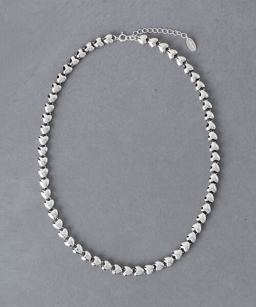 新品未使用　クイップクイエント　シルバーハートネックレス quip queint（クイップクエイント）の「<quip queint> ハートモチーフ