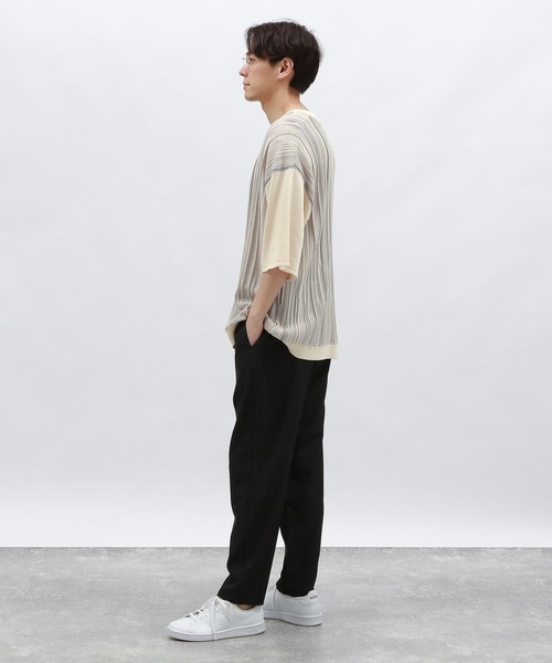 LAKOLE(ラコレ)の「3DニットTシャツ / 127459(ニット/セーター・メンズ・ブラック/グリーン/サンドグレー・MEDIUM/LARGE)」の10枚目の写真