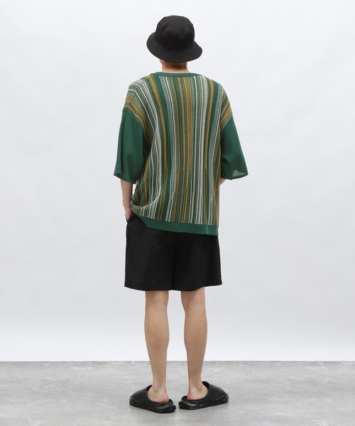 LAKOLE(ラコレ)の「3DニットTシャツ / 127459(ニット/セーター・メンズ・ブラック/グリーン/サンドグレー・MEDIUM/LARGE)」の16枚目の写真