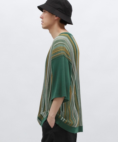 LAKOLE(ラコレ)の「3DニットTシャツ / 127459(ニット/セーター・メンズ・ブラック/グリーン/サンドグレー・MEDIUM/LARGE)」の17枚目の写真