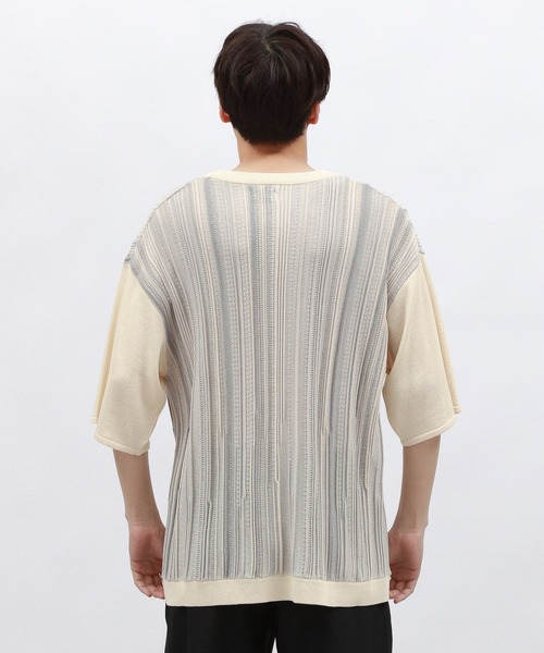 LAKOLE(ラコレ)の「3DニットTシャツ / 127459(ニット/セーター・メンズ・ブラック/グリーン/サンドグレー・MEDIUM/LARGE)」の21枚目の写真