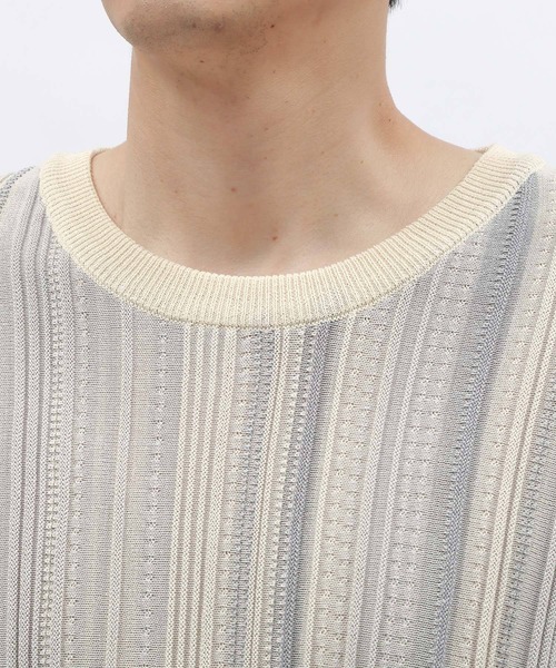 LAKOLE(ラコレ)の「3DニットTシャツ / 127459(ニット/セーター・メンズ・ブラック/グリーン/サンドグレー・MEDIUM/LARGE)」の22枚目の写真