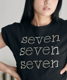 シルバースタッズロゴTシャツ