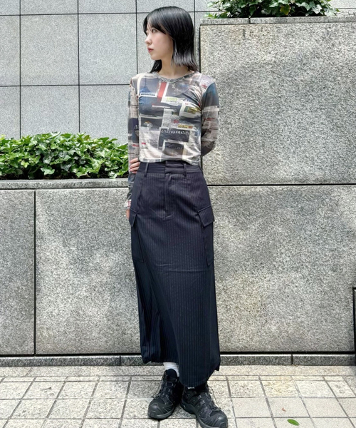 Oriens JOURNAL STANDARD(オリエンス ジャーナルスタンダード)の「《追加》プリントシアープルオーバー(Tシャツ/カットソー・レディース・ベージュ系その他・FREE)」の17枚目の写真