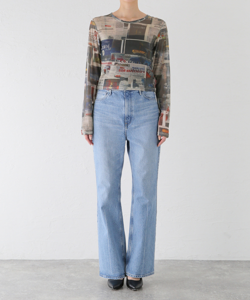 Oriens JOURNAL STANDARD(オリエンス ジャーナルスタンダード)の「《追加》プリントシアープルオーバー(Tシャツ/カットソー・レディース・ベージュ系その他・FREE)」の2枚目の写真