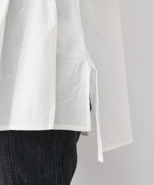 un dix cors（アンディコール）の「ギャザーブラウス（シャツ/ブラウス・レディース・オフホワイト/ブラック/ミント・FREE）」の19枚目の写真