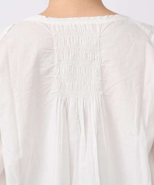 un dix cors（アンディコール）の「ギャザーブラウス（シャツ/ブラウス・レディース・オフホワイト/ブラック/ミント・FREE）」の17枚目の写真