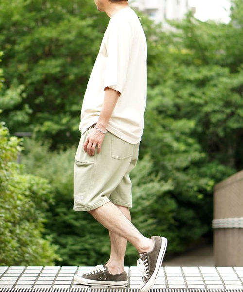 BROOKLYN OVERALL（ブルックリンオーバーオール）の「メランジ刺繍Ｔシャツ（Tシャツ/カットソー・メンズ・ベージュ/グレー・MEDIUM/LARGE/SMALL）」の13枚目の写真