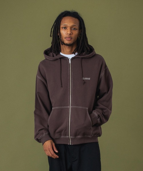 メガデス　パーカー RHINESTONE OG ZIP HOODED SWEATSHIRT（パーカー）｜XLARGE