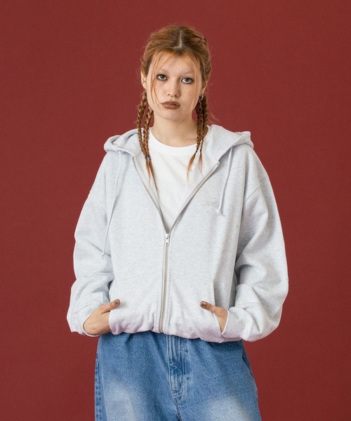 RHINESTONE OG ZIP HOODED SWEATSHIRT（パーカー）｜XLARGE