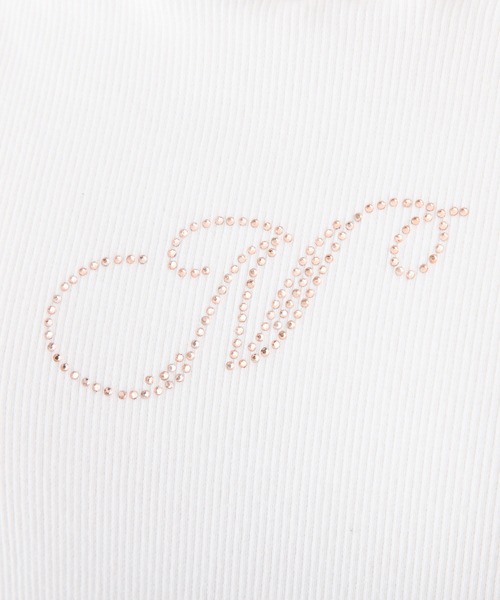 one after another NICE CLAUP（ワンアフターアナザーナイスクラップ）の「チョーカーセットラインストーンTシャツ【WEB限定色あり】（Tシャツ/カットソー・レディース・オフホワイト/ブラック系その他/杢グレー/ホワイト系その他2/ピンク/レッド/ホワイト系その他・FREE）」の21枚目の写真