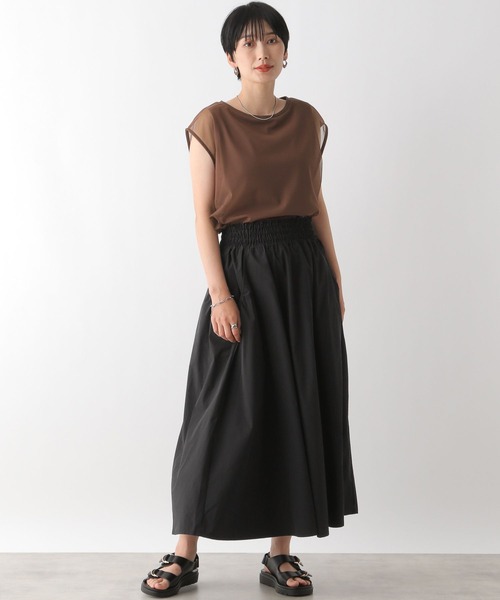 レプシィム　レイヤード　チュールトップス　トールサイズ 楽天市場】【SALE／55%OFF】チュールレイヤードノースリーブ
