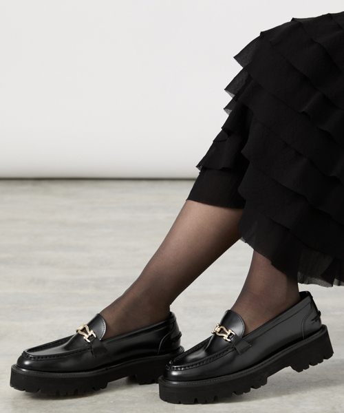 VERMEIL par iena（ヴェルメイユパーイエナ）の「CAMINANDO（カミナンド） 別注Signature ローファー（ローファー・レディース・ブラック・37/36/35/38）」の3枚目の写真