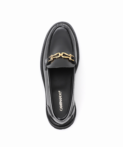 VERMEIL par iena（ヴェルメイユパーイエナ）の「CAMINANDO（カミナンド） 別注Signature ローファー（ローファー・レディース・ブラック・37/36/35/38）」の13枚目の写真