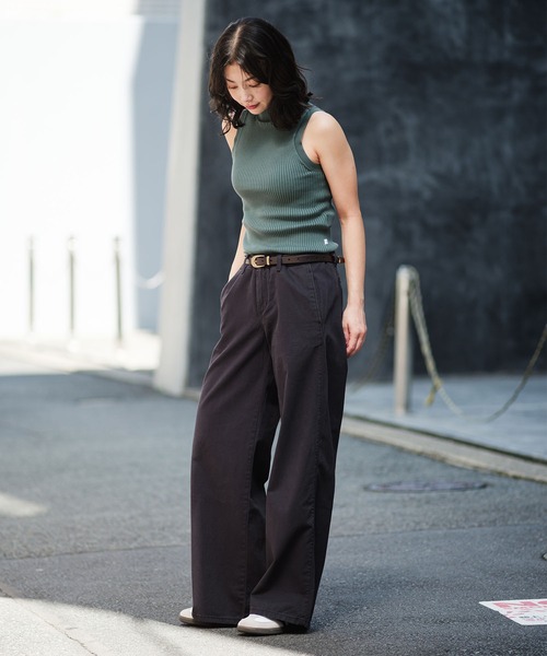 Levi's(リーバイス)の「Levi's/リーバイス STRIPE TULIP MOCKNECK TANK BISTROGRE(ニット/セーター・レディース・グリーン・XS/S/M)」の3枚目の写真