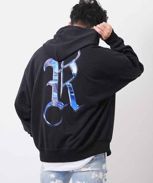 【セール】RE730 Rの文字が輝くビッグシルエットのパーカー（パーカー）｜RE730（アールイーセブンサーティー）