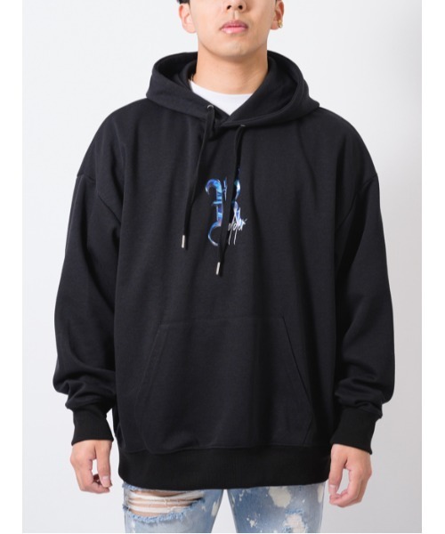 【セール】RE730 Rの文字が輝くビッグシルエットのパーカー（パーカー）｜RE730（アールイーセブンサーティー）