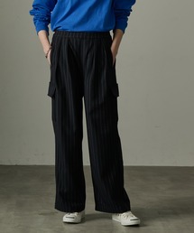 kha:ki | 「KHA:KI/カーキ」ストライプカーゴパンツ(カーゴパンツ)