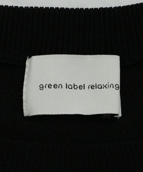 green label relaxing(グリーンレーベルリラクシング)の「パフニット Aライン ワンピース -ウォッシャブル-(ワンピース・レディース・ブラック/グレー/オフホワイト・FREE)」の21枚目の写真