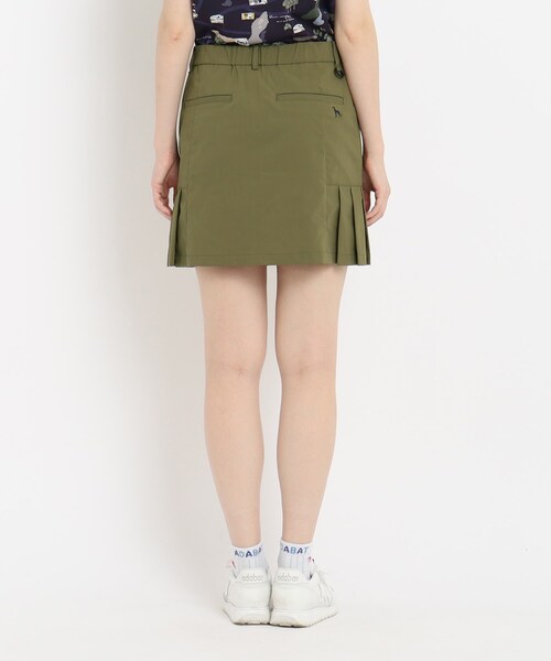 adabat（アダバット）の「◆ウエストゴム サイドプリーツデザイン 台形スカート（スカート・レディース・ネイビー/オリーブ・42/38/40）」の15枚目の写真
