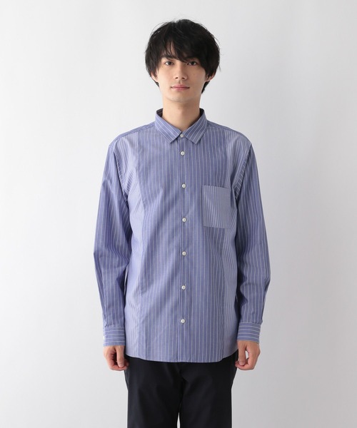 GLOBAL WORK(グローバルワーク)の「サラサマキリカエシャツ/136262(シャツ/ブラウス・メンズ・ネイビー/ブルー・SMALL/MEDIUM/LARGE/X-LARGE)」の12枚目の写真