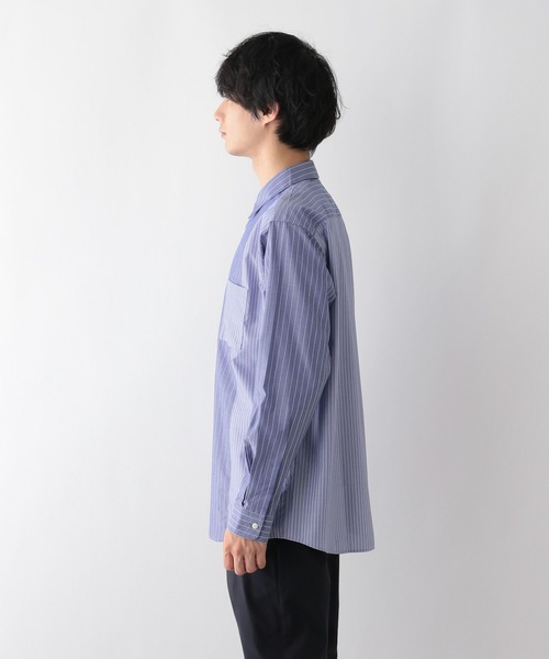 GLOBAL WORK(グローバルワーク)の「サラサマキリカエシャツ/136262(シャツ/ブラウス・メンズ・ネイビー/ブルー・SMALL/MEDIUM/LARGE/X-LARGE)」の11枚目の写真