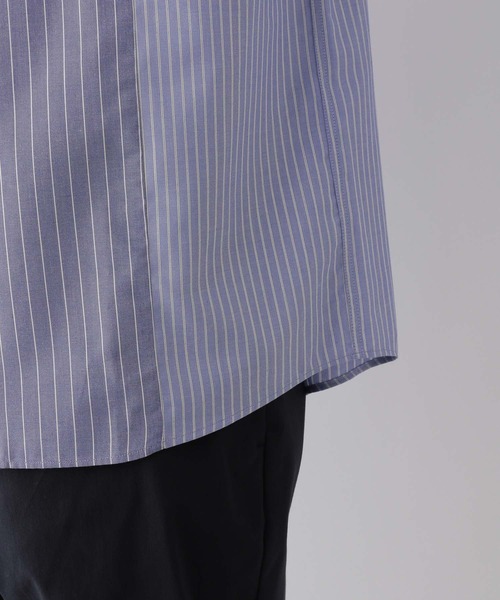 GLOBAL WORK(グローバルワーク)の「サラサマキリカエシャツ/136262(シャツ/ブラウス・メンズ・ネイビー/ブルー・SMALL/MEDIUM/LARGE/X-LARGE)」の7枚目の写真