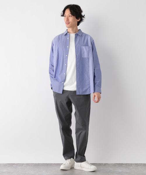 GLOBAL WORK(グローバルワーク)の「サラサマキリカエシャツ/136262(シャツ/ブラウス・メンズ・ネイビー/ブルー・SMALL/MEDIUM/LARGE/X-LARGE)」の20枚目の写真