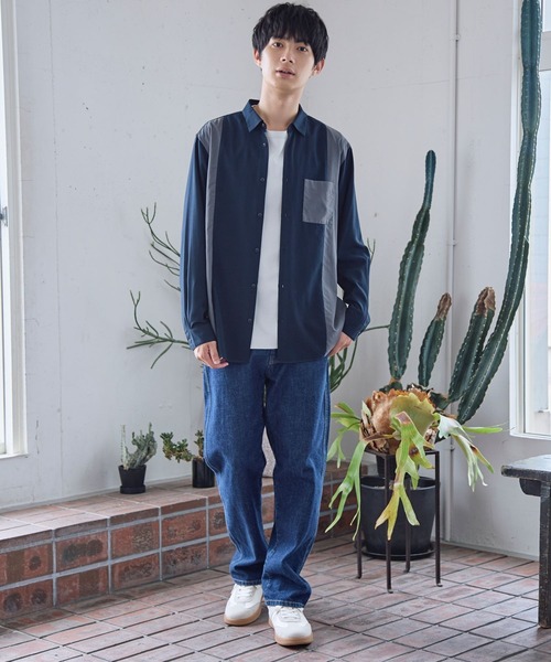 セール】サラサマキリカエシャツ/136262（シャツ/ブラウス）｜GLOBAL