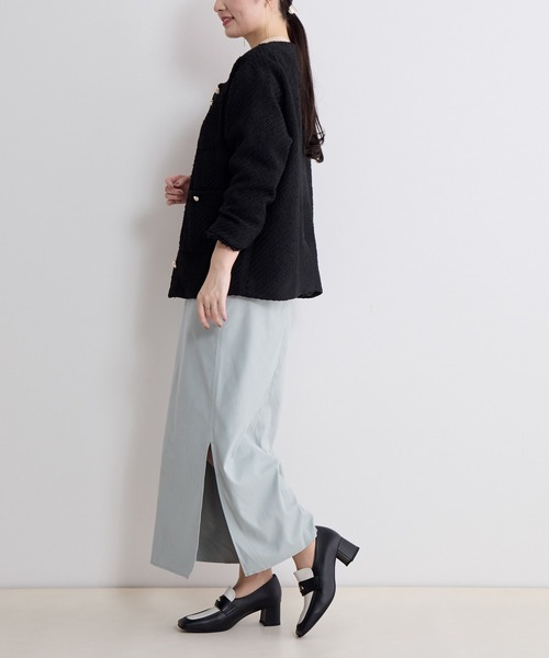 HIMIKO(ヒミコ)の「【Made in Japan】【撥水】コインディティールヒールローファー/641315(ローファー・レディース・ブラック×ホワイト/ボルドー/ブラック・22.5cm/23.0cm/24.0cm/23.5cm/24.5cm/22.0cm/25.0cm)」の14枚目の写真