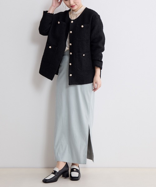 HIMIKO(ヒミコ)の「【Made in Japan】【撥水】コインディティールヒールローファー/641315(ローファー・レディース・ブラック×ホワイト/ボルドー/ブラック・22.5cm/23.0cm/24.0cm/23.5cm/24.5cm/22.0cm/25.0cm)」の16枚目の写真