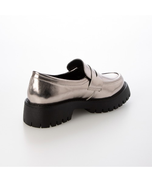 noyau（ノヤウ）の「厚底ソールローファー（ローファー・レディース・ライトブラック/ブラック/シルバー・S/M/L/LL）」の5枚目の写真