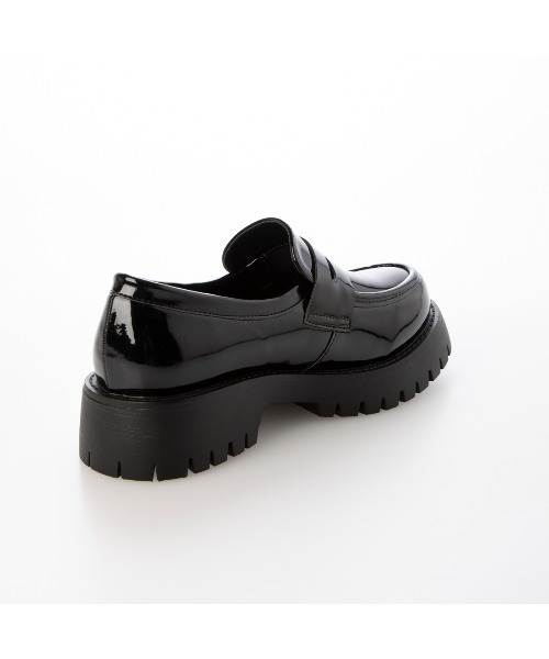 noyau（ノヤウ）の「厚底ソールローファー（ローファー・レディース・ライトブラック/ブラック/シルバー・S/M/L/LL）」の10枚目の写真