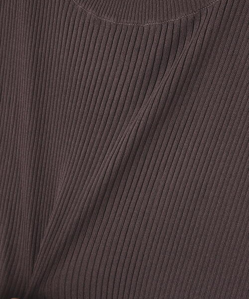 PROPORTION BODY DRESSING（プロポーションボディドレッシング）の「ニットドッキングシアーワンピース / 1214240507（ワンピース・レディース・グリーン/ブラウン/ピンク・MEDIUM/SMALL）」の8枚目の写真