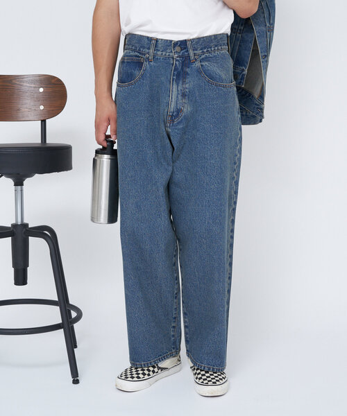 CONES BOSS（コーンズボス）の「【CONESBOSS/コーンズボス】ワイドストレートデニムパンツ（デニムパンツ・メンズ・ブラウン/インディゴブルー/ブルー・MEDIUM/SMALL）」の16枚目の写真