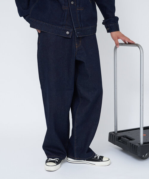 CONES BOSS（コーンズボス）の「【CONESBOSS/コーンズボス】ワイドストレートデニムパンツ（デニムパンツ・メンズ・ブラウン/インディゴブルー/ブルー・MEDIUM/SMALL）」の9枚目の写真
