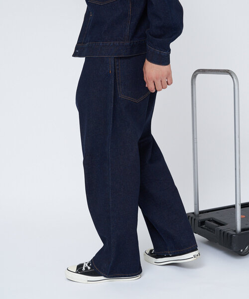 CONES BOSS（コーンズボス）の「【CONESBOSS/コーンズボス】ワイドストレートデニムパンツ（デニムパンツ・メンズ・ブラウン/インディゴブルー/ブルー・MEDIUM/SMALL）」の8枚目の写真