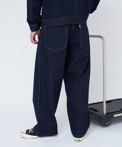 CONES BOSS（コーンズボス）の「【CONESBOSS/コーンズボス】ワイドストレートデニムパンツ（デニムパンツ・メンズ・ブラウン/インディゴブルー/ブルー・MEDIUM/SMALL）」の7枚目の写真