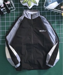 COMON＋（コモンプラス）の「レトロ感のあるトラックジャケットタイプウインドブレーカー（ブルゾン）」