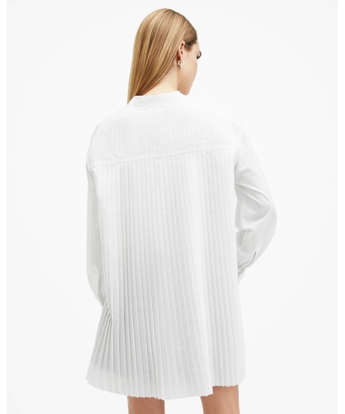 PERCY PLEATED RELAXED FIT SHIRT | PERCY プリーツ リラックス フィット シャツ（シャツ/ブラウス）｜ALLSAINTS（オールセインツ）