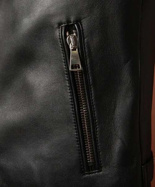 DRESSTERIOR(ドレステリア)の「【干場義雅×DRESSTERIOR】レザーライダースジャケット(ライダースジャケット・メンズ・ブラック・90/91/92/94)」の11枚目の写真