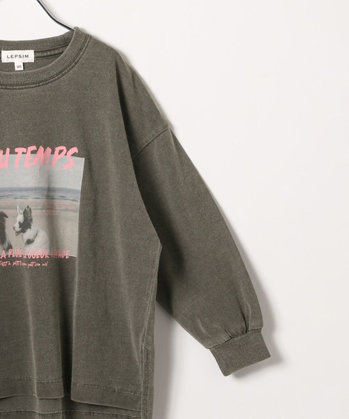 LEPSIM（レプシィム）の「【KIDS】アニマルフォトロンT　149240（Tシャツ/カットソー・キッズ・チャコールグレー/オフホワイト・140/120）」の17枚目の写真